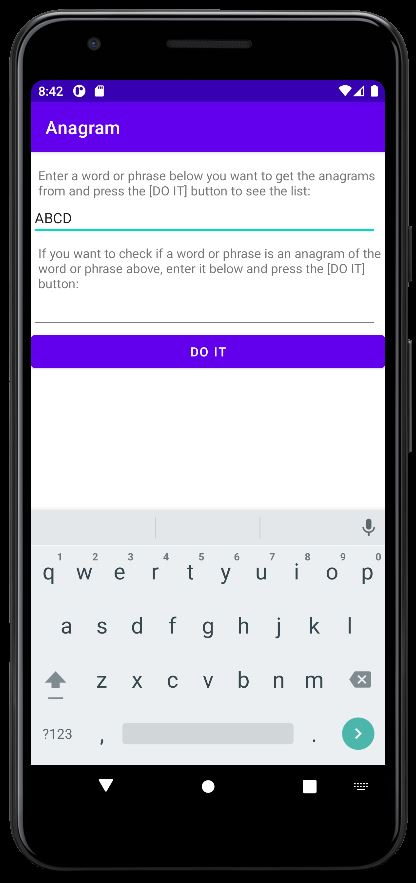 Anagram App image 2