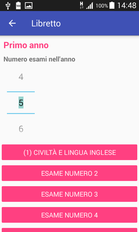 Il primo esame