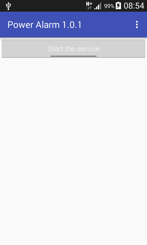 Power Alarm App
