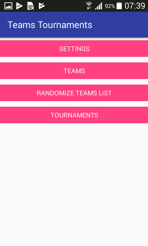 Create Tournaments